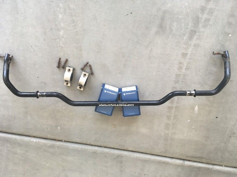 FS Rotors (drilled/slotted), ceramic pads, 034 motorsports rear swaybar VW Vortex